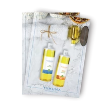 Plakát, masszázsolaj, yogi és narancs-fahéj