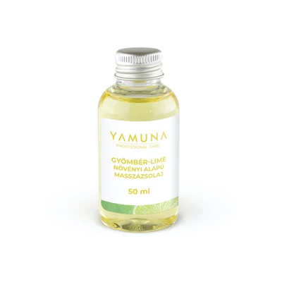 Minta növényi alapú masszázsolaj gyömbér-lime illattal 50 ml