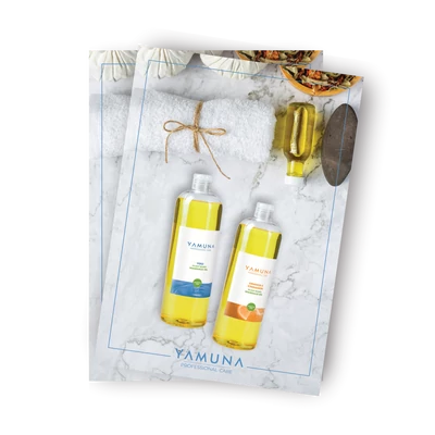 Plakát, masszázsolaj, yogi és narancs-fahéj